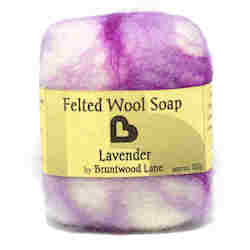 Lavender Felted Wool Soap
