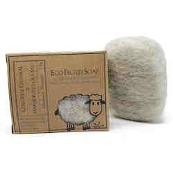 Wool textile: Colloidal Oatmeal & Marlborough Sea Salt Eco Felted Soap