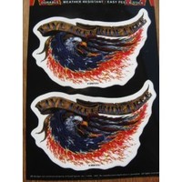 Live Free Ride Free Eagle 2 Piece Decal Sticker