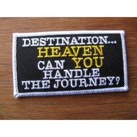 Destination Heaven Embroidered Patch