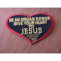 Clothing accessories: BE AN Organ Donor Embroidered Patch