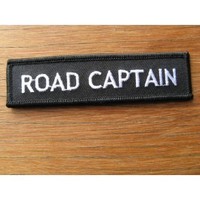 Clothing accessories: Office Bearers Road Captain Embroidered Patch