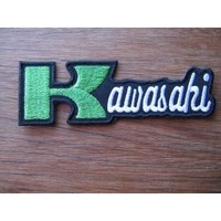 Clothing accessories: Kawasaki Green Embroidered Patch
