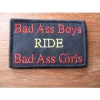 Clothing accessories: Bad Ass Boys Embroidered Patch