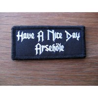 Have A Nice Day Embroidered Patch