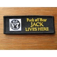 F Off Bear Jack Lives Here Embroidered Patch