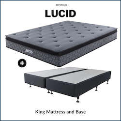 Hypnos Lucid Euro Top Mattress and Bed Base King
