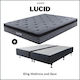 Hypnos Lucid Euro Top Mattress and Bed Base King