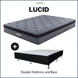 Hypnos Lucid Euro Top Mattress and Bed Base Double