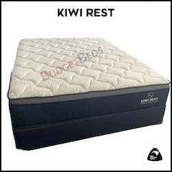Bed: Kiwi Rest Pocket Spring NZ Made Mattress and Base