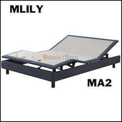 Bed: Luxurious Queen Size Mlily Adjustable Bed Frame with Remote