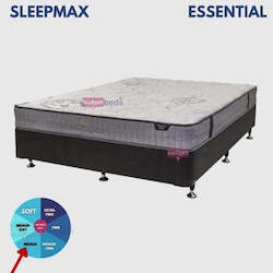 Bed: Sleepmax Essential Bed - Double