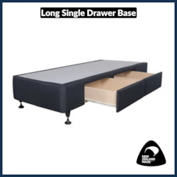 Bed: Extra Deep Drawer Bed Base Long Single (NZ Made)