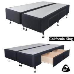 Bed: Extra Deep Drawer Bed Base Cal King (NZ Made)