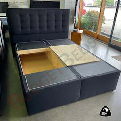 Bed: NZ Made Super King Split Storage Bed Base