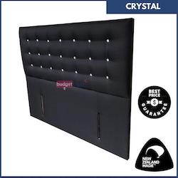 Bed: Crystal Headboard - King (NZ Made)