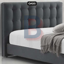 Bed: Oasis Deep Tufted Headboard NZ | King Size