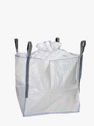 Bag or sack wholesaling - textile: TYPE H | 1500kg | Heavy Duty | Duffle Top | Flat Bottom | 1000 x 1000 x 970  | 10 Bags