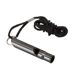 Camping equipment: Survival whistle