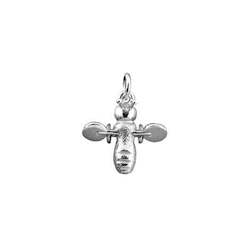 Buzzy Bee: Small Buzzy Bee Charm (available in silver or gold)