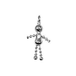 Mary Lou Doll Charm (available in silver or gold)