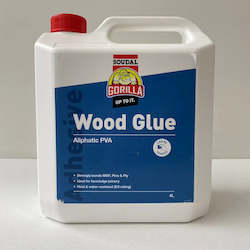 Gorilla Aliphatic PVA Wood Glue 4Lt