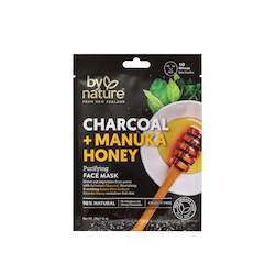 Purifying Charcoal + Manuka Honey Sheet Face Mask