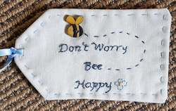 Pdf Patterns: Bee happy gift tags