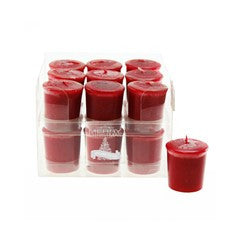Internet only: Christmas Collection 50mm scented votive candle -18 pack