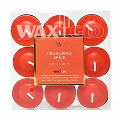 9 pack of tea lights - 'W' Collection