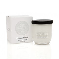 Internet only: 140gm boxed opaque white glass candle
