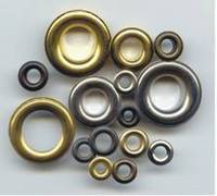 Canvas goods: Self piercing eyelets F100-sp7 silver 200 pack