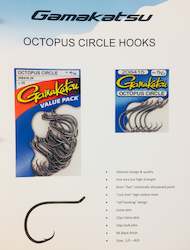 Sporting equipment: Gamakatsu Octopus Circle Hooks