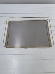 Function equipment renting, leasing or hiring: Mirrored Tray