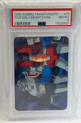 1985 Hasbro Transformers Two Deadly Decepticons PSA 8