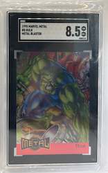 Toy: 1995 Marvel Metal #5 Hulk Metal Blaster SGC 8.5
