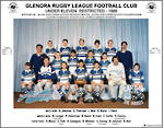 Sporting equipment: Glenora rugby league U11 open blue 1984