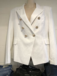 DEA Linen Jacket White
