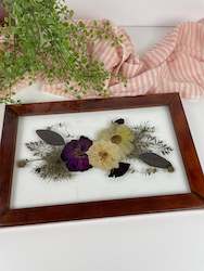 Pressed Flower wall hanging