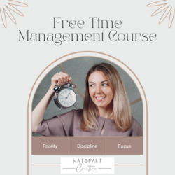 Business consultant service: Free Time Management Course