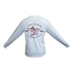 Sporting good wholesaling - except clothing or footwear: CD RODS TEE 40TH ANNIVERSARY LONG SLEEVE WHITE