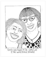 Cecily Tea Towel - Old Friends