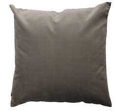 Black and Taupe reversible Cushion Velvet