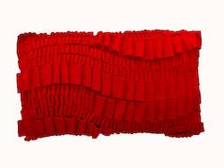 Alton Cushion - Berry Red
