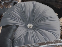 Jewel Velvet Round Cushion