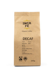 IncaFe Decaf Coffee, Filter/Plunger Grind - 200g