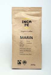 Health food wholesaling: IncaFe Marin Estate Coffee, Plunger/Filter Grind - 200g