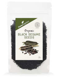 Health food wholesaling: Organic Black Sesame Seeds - 125g
