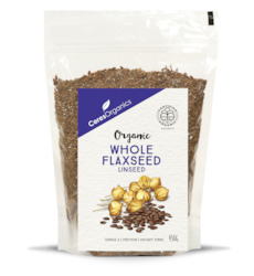Health food wholesaling: Organic Whole Flaxseed - 450g