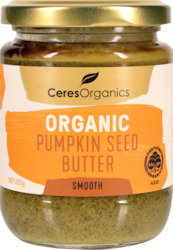Organic Pumpkin Seed Butter, Smooth - 220g